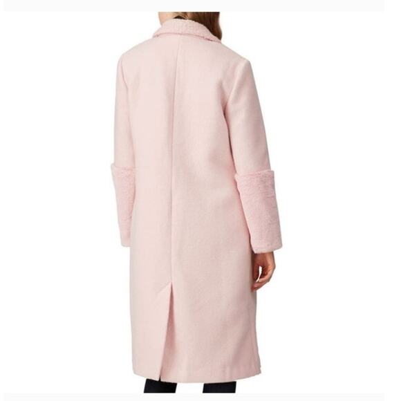 Free People HUTCH Collab Overcoat Mixed Media Fur Boucle Xlarge NWT - Picture 3 of 12